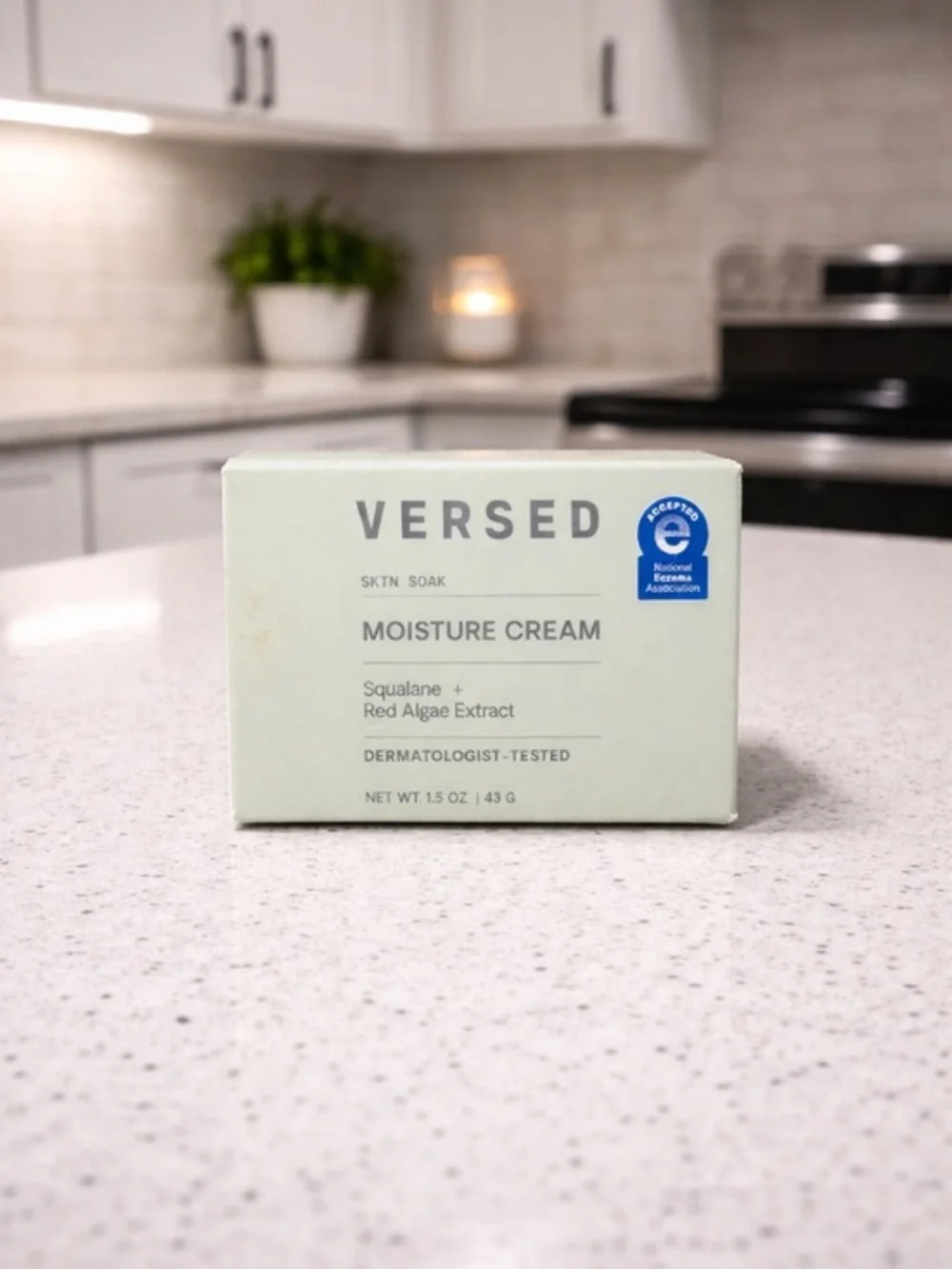 VERSED Skin Soak Moisture Cream 1.5 oz Squalane + Red Algae Hydrating Face Cream